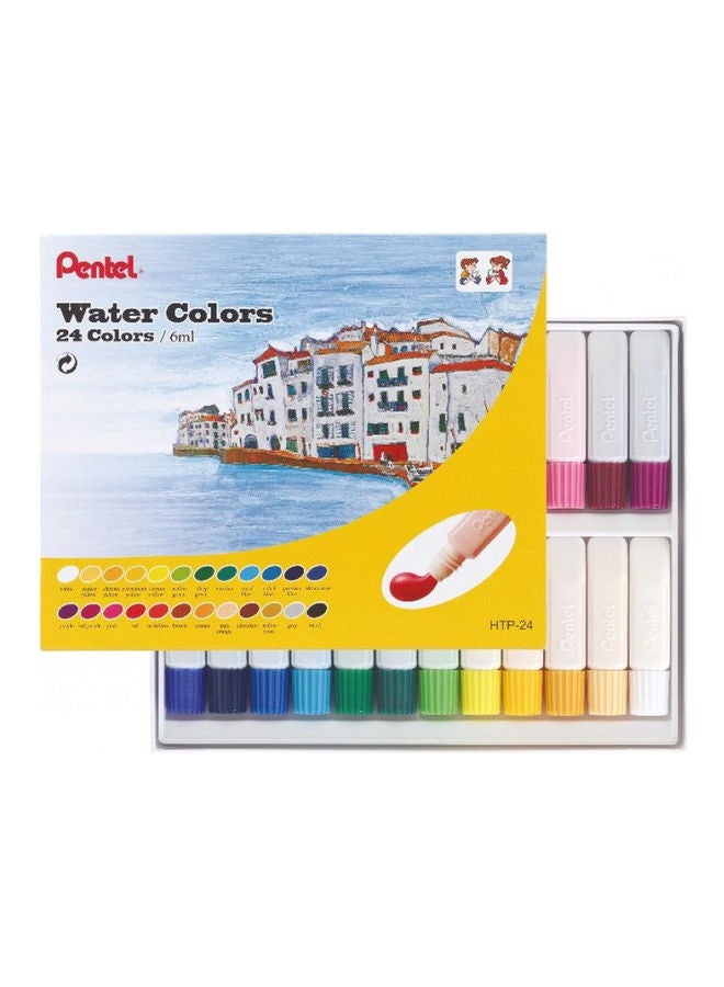 بنتل طقم ألوان مائية من 24 قطعة متعدد الألوان - Image 2