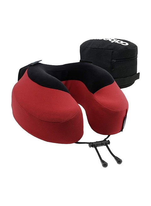 Memory Foam Evolution S3 Travel Pillow Cardinal Red
