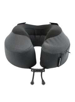 Cabeau Cabeau Evolution S3 Travel Pillow - Doctor Recommended Neck Pillow for Travel-Memory Foam Airplane Pillow-Neck Pillow with Attachment Straps-Support for Car, Home, Office, and Gaming, Steel Black  - Image 2