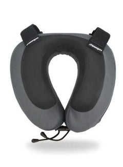 Cabeau Cabeau Evolution S3 Travel Pillow - Doctor Recommended Neck Pillow for Travel-Memory Foam Airplane Pillow-Neck Pillow with Attachment Straps-Support for Car, Home, Office, and Gaming, Steel Black  - Image 3