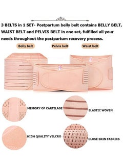 3 in 1 Postpartum Support Recovery Belly Wrap Waist/Pelvis Belt For Women (XXL) - v1616931807/N45815220A_3