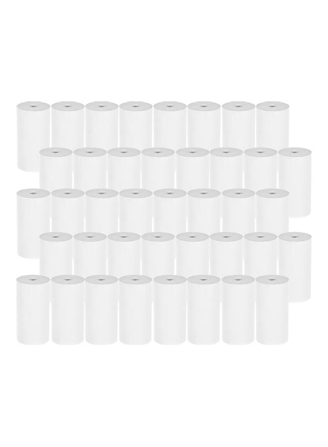 40-Roll Thermal Receipt Paper 22.5x17.3x6.7cm White  - Image 1