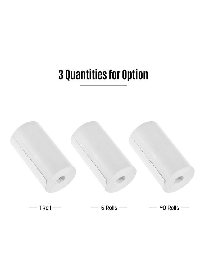 40-Roll Thermal Receipt Paper 22.5x17.3x6.7cm White  - Image 3