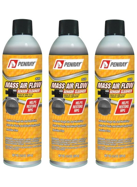 3-Pack Mass Air Flow Sensor Cleaner Set
