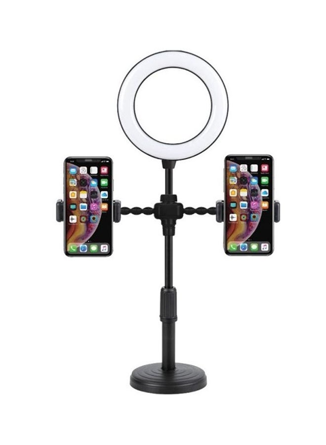 Trands Selfie Led Ring Light With Stand Black/White  - Image 1