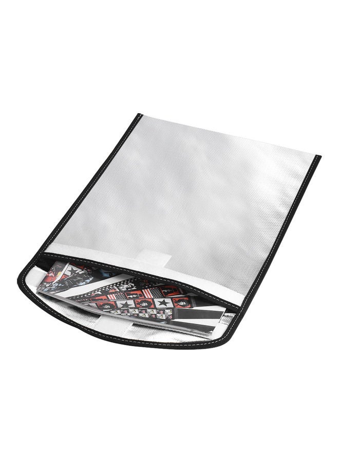 Generic Fireproof Document File Bag Silver  - Image 1