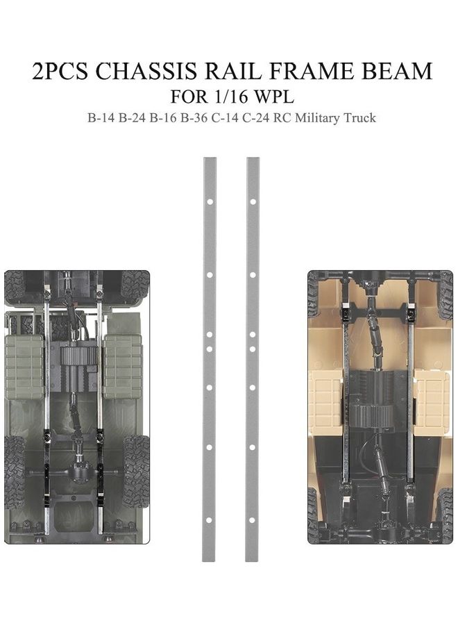 2-Piece Military Truck Chassis Rail Frame Beam  - Image 1