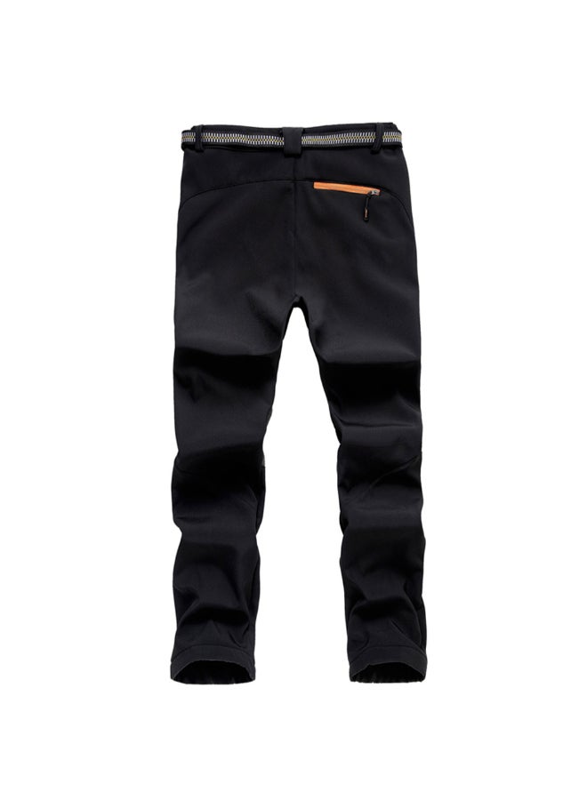 Loose Sports Zipper Pockets Pants Black/Grey  - Image 2