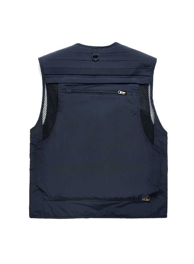 Generic - Plain And Basic Vest  For Men Dark Blue - Image 1
