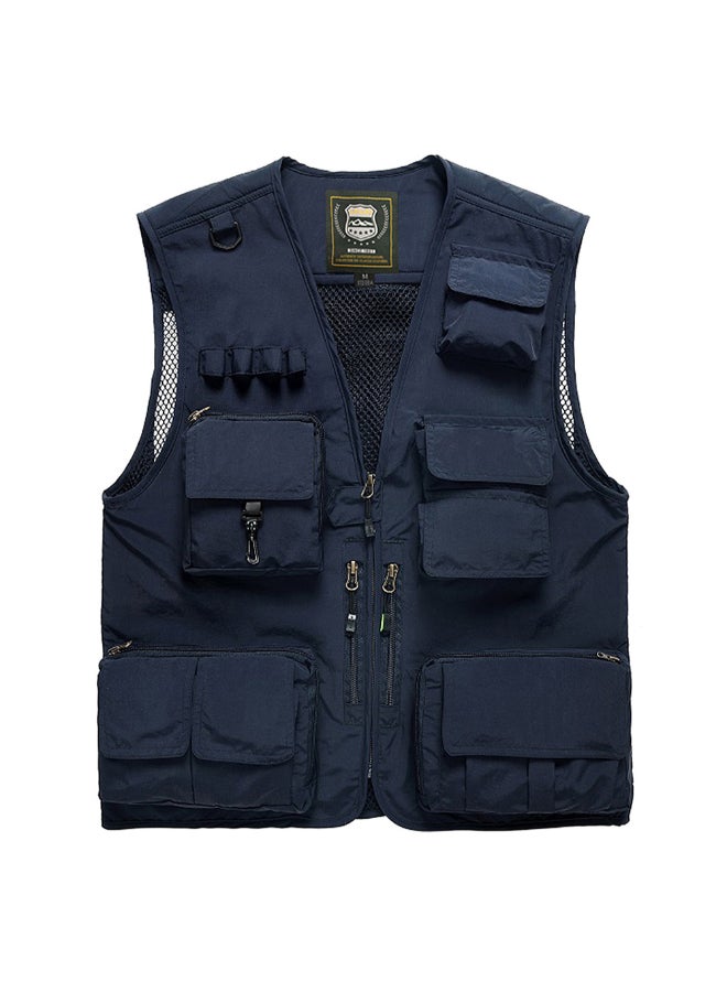 Generic - Plain And Basic Vest  For Men Dark Blue - Image 1