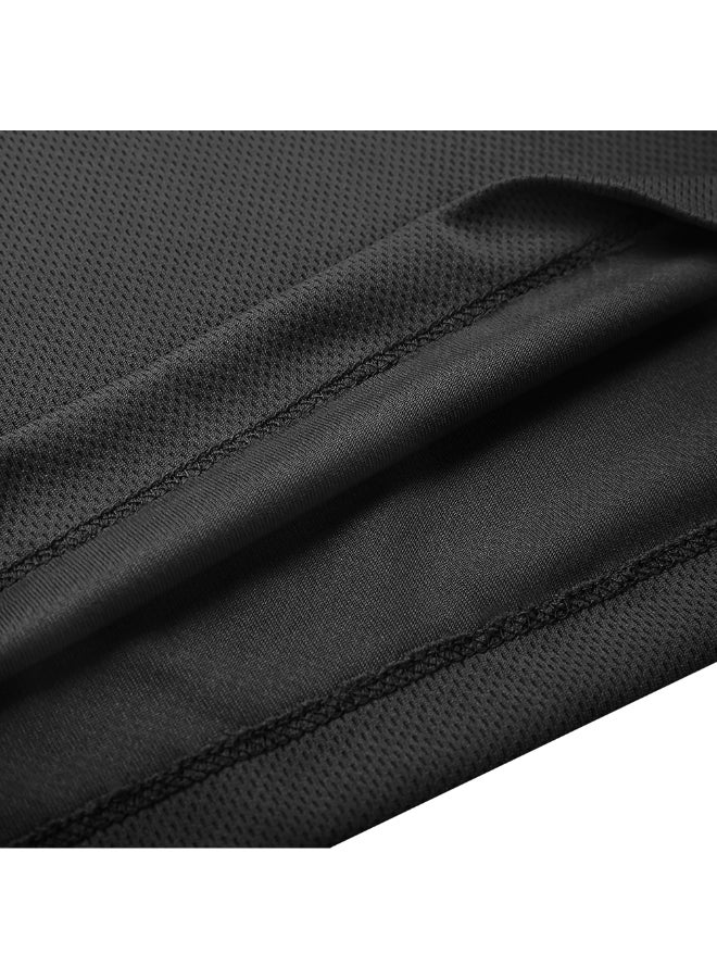 Generic - 2-In-1 Sports Training Shorts Black - Image 1