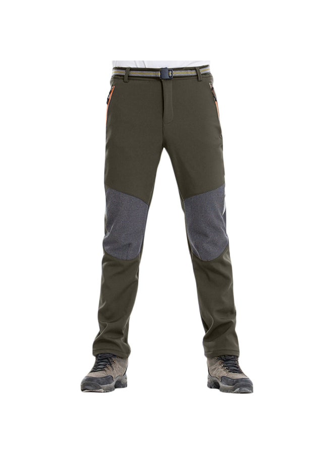 Outdoor Trekking Sports Pants Dark Green/Grey  - Image 1