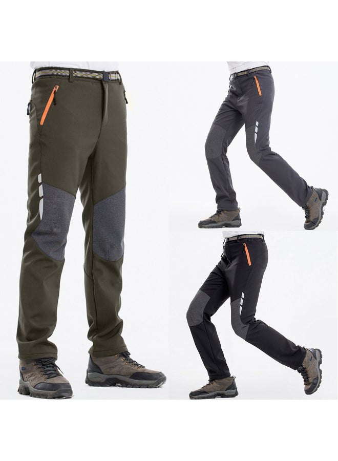 Outdoor Trekking Sports Pants Dark Green/Grey  - Image 3