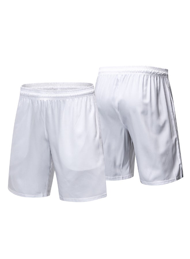 Sport Performance Fitness Shorts White  - Image 2