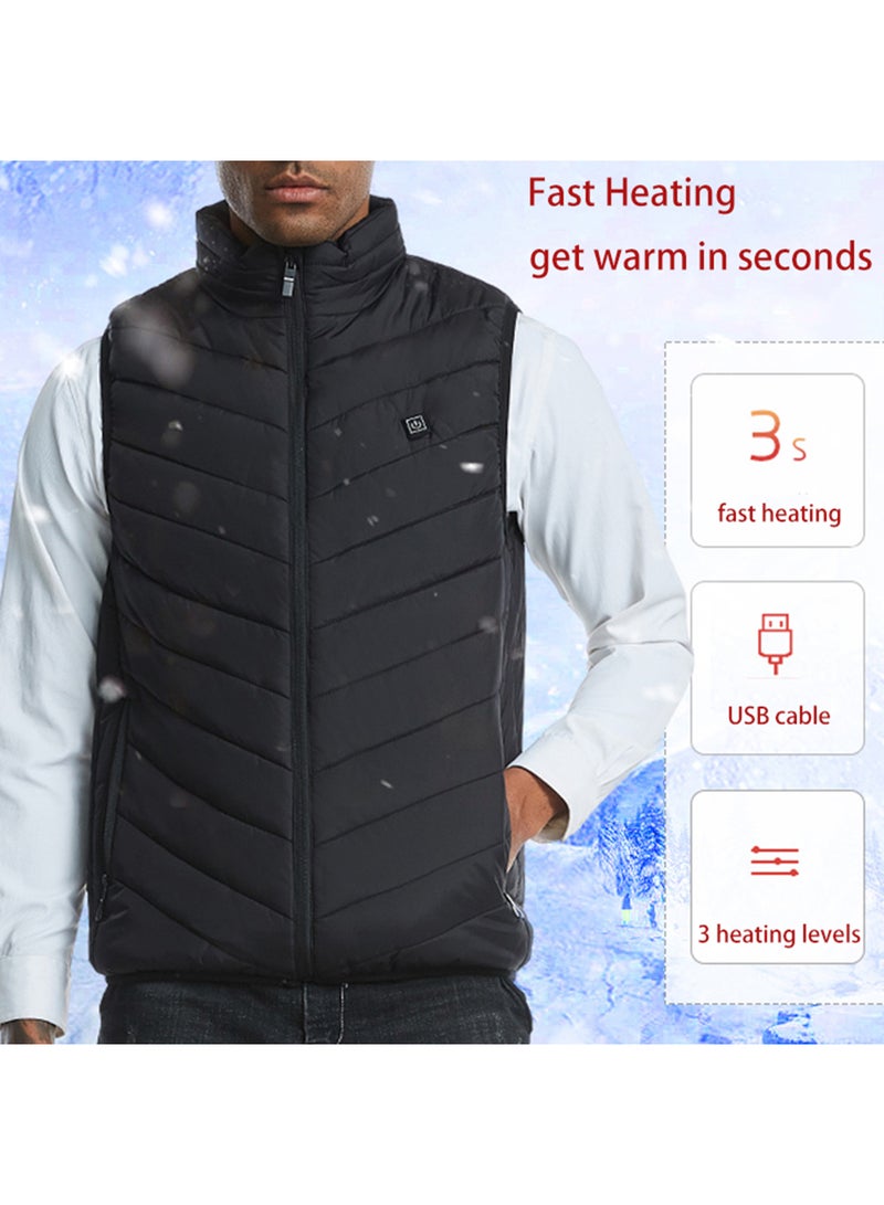 Generic - Electric Heated Padded Vest Black - Image 1
