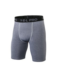 Quick-Dry Stretchable Bodycon Sportswear Shorts Grey