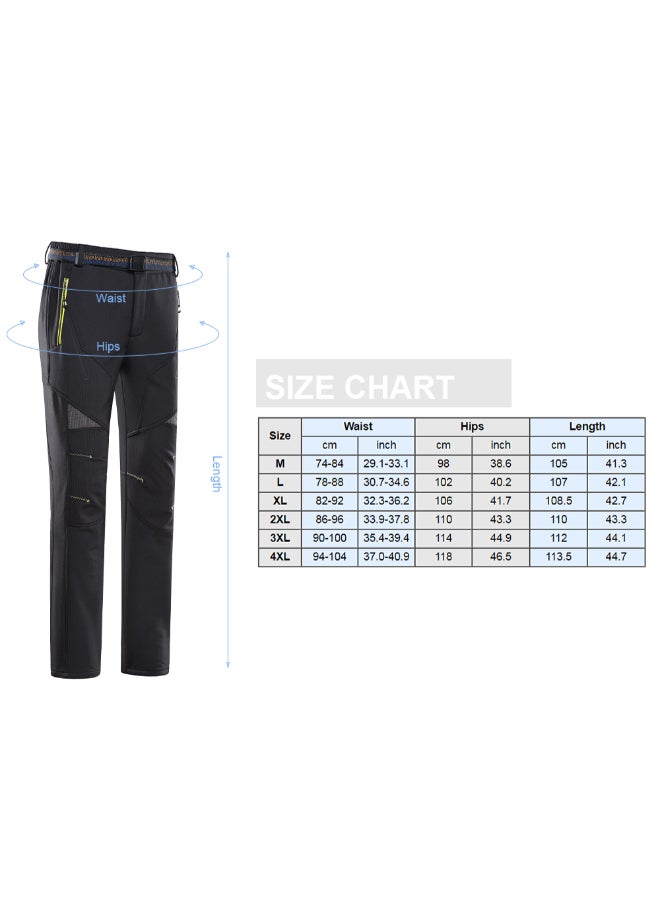 Outdoor Trekking Sports Pants Grey/Black  - Image 3