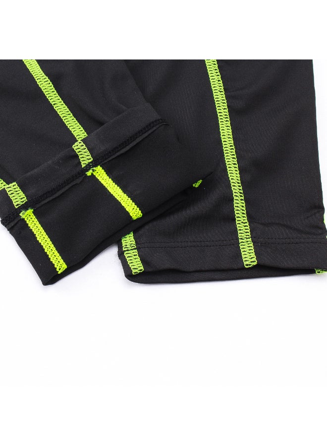 2-Piece Sportswear Leggings Set Black  - Image 5
