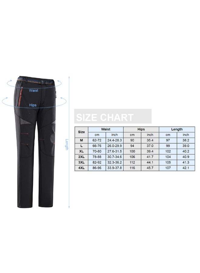 بنطال من الصوف ضد الماء بتصميم قابل للفصل رمادي - Image 4