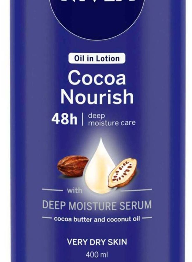 نيفيا لوشن الجسم للعناية والترطيب العميق والتغذية بالكاكاو 400ملليلتر - Image 2