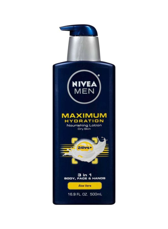 Nivea 3-In-1 Maximum Hydration Aloe Vera Nourishing Lotion