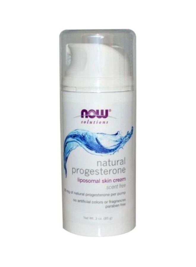 Now Foods Natural Progesterone Liposomal Skin Cream 85grams - Image 1