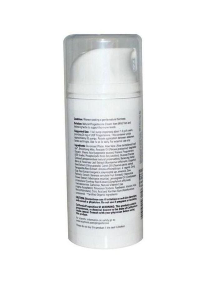 Now Foods Natural Progesterone Liposomal Skin Cream 85grams - Image 2