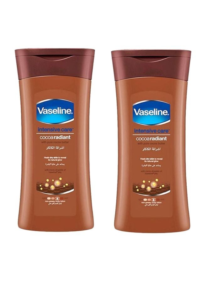Vaseline - Cocoa Radiant Body Lotion Pack of 2 400ml - Image 1