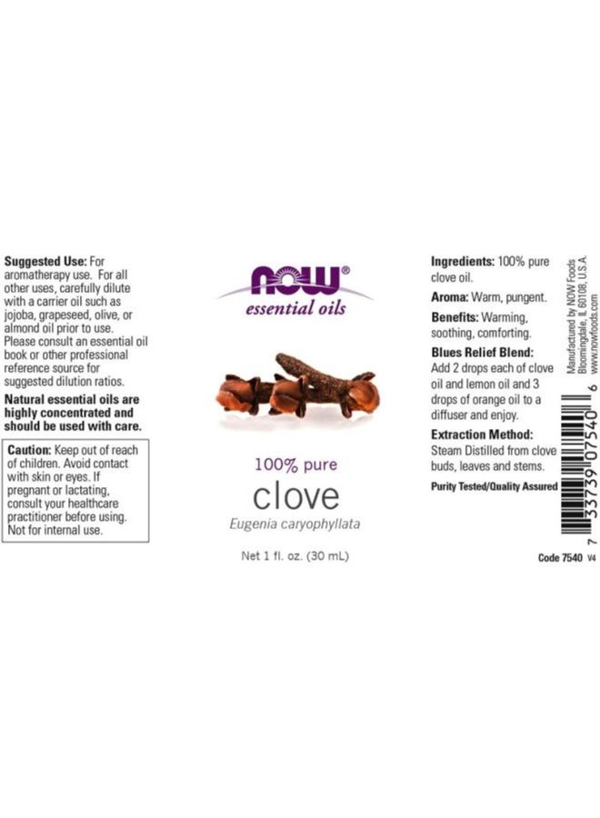 Now Foods 2-Piece Clove Essential Oil Set 30ml - Image 3