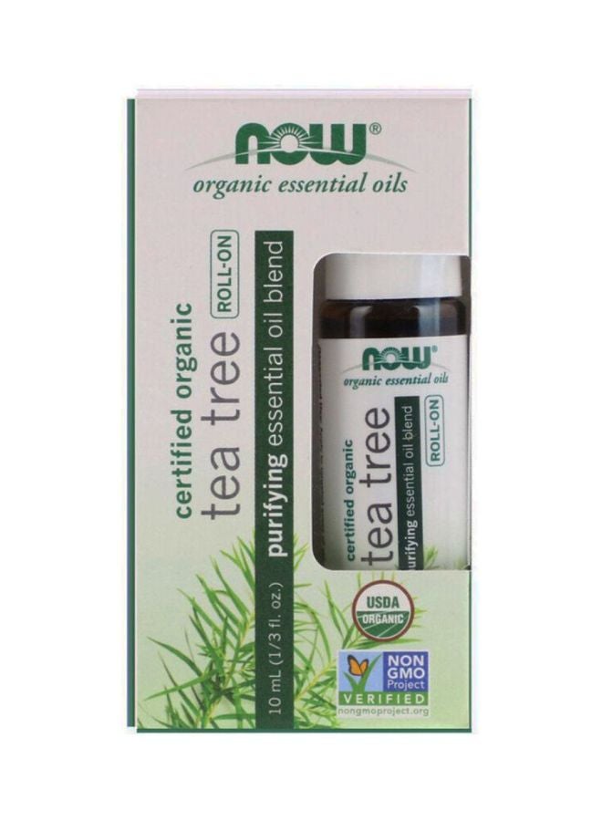 Now Foods Certified Organic Tea Tree Roll On Oil 10ml - Image 2