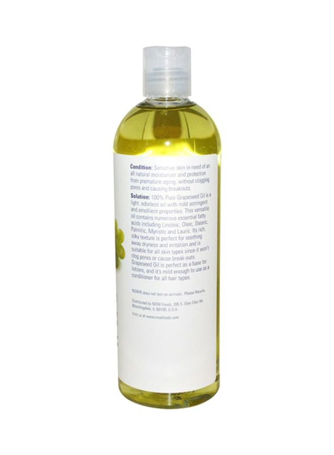 Now Foods - Grapeseed Skin Care Oil 473ml - Image 1