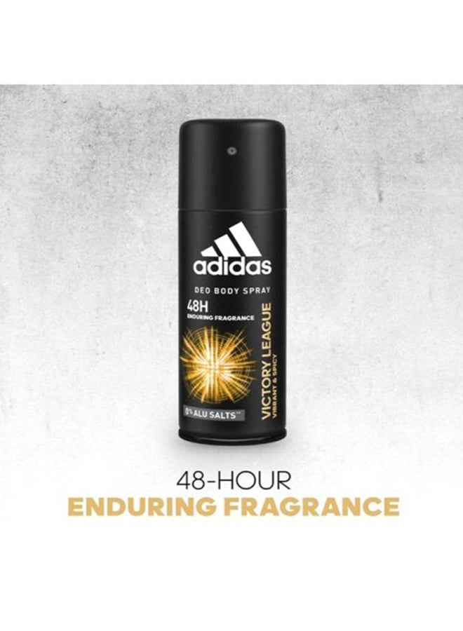 Adidas Victory League Deodorant Body Spray Black 150ml - Image 4
