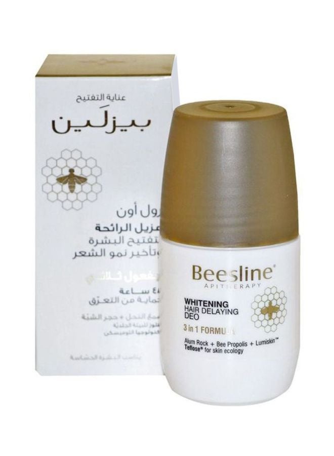 بيزلين مزيل عرق ببكرة دوارة 3 في 1 لتبييض البشرة وتأخير نمو الشعر 50ملليلتر - Image 2