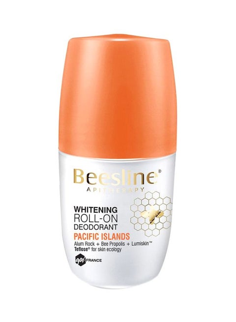 Pacific Island Whitening Roll-On Deodorant White/Orange 50ml