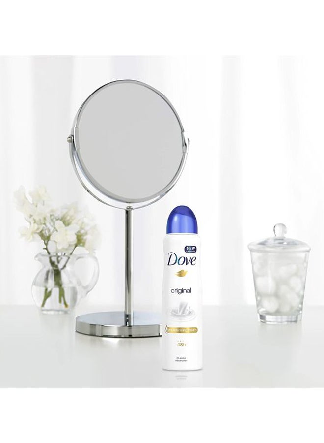 دوف بخاخ مزيل للعرق ومرطب أوريجينال 150ملليلتر - Image 3