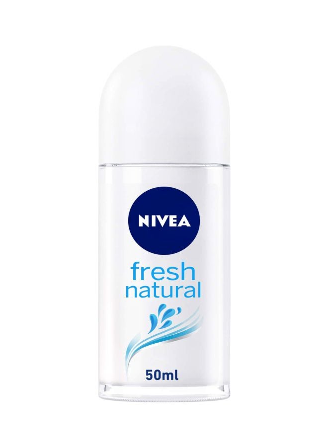 Nivea Fresh Natural Roll-On Deodorant 50ml - Image 1