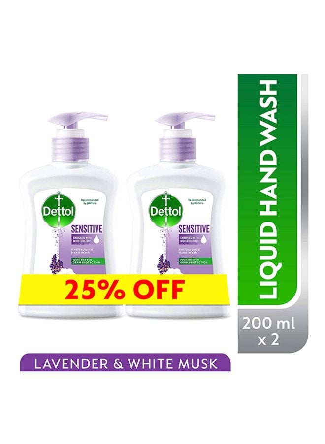 Dettol Sensitive Anti-bacterial Liquid Hand Wash Lavender & White Musk 200ml - Image 3