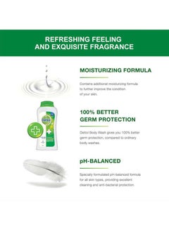Dettol Original Anti-Bacterial Ph-Balanced Bodywash Pack of 2 625ml  - Image 5