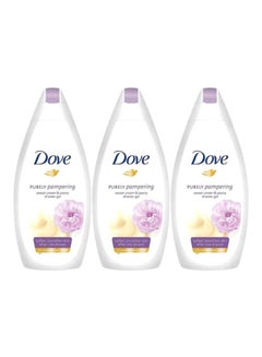 Purely Pampering Sweet Cream And Peony Shower Gel 3x500ml