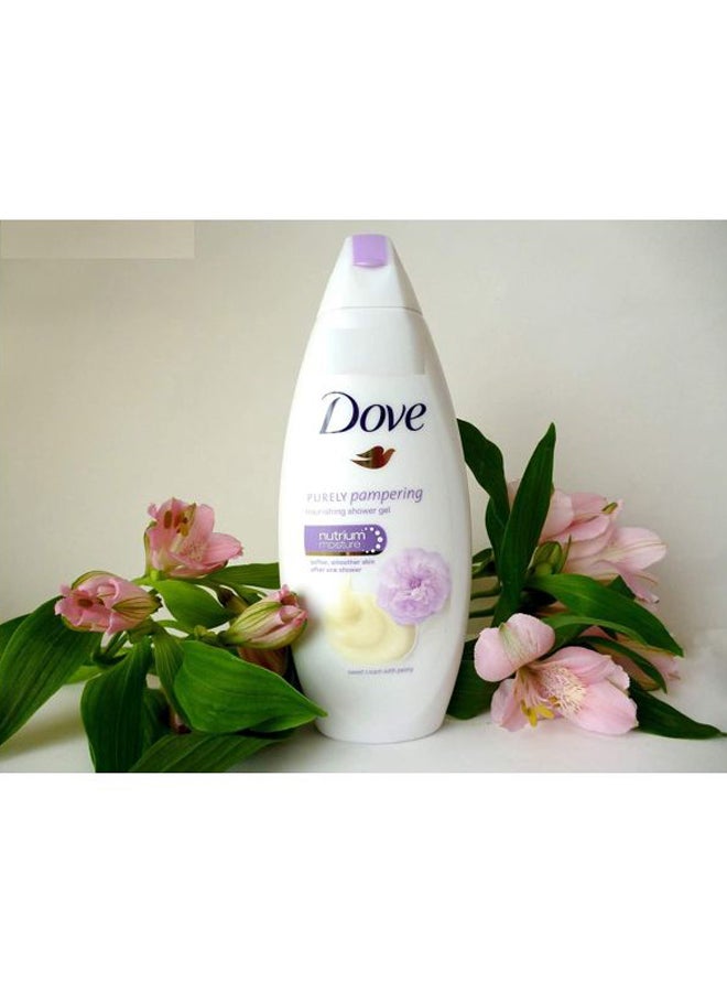 Dove - Purely Pampering Sweet Cream And Peony Shower Gel 3x500ml - Image 1