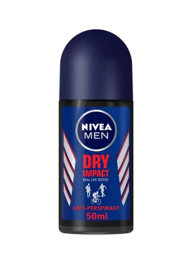Nivea Dry Impact Deodorant Roll On Blue 50ml - Image 1