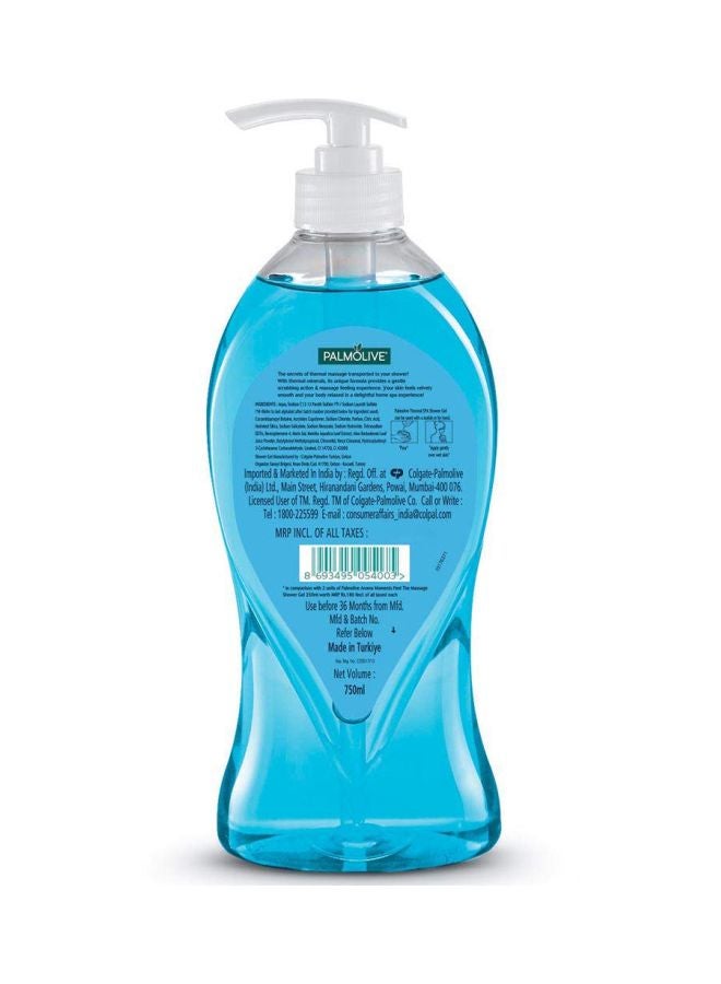 Palmolive - Feel The Massage Gentle Exfoliating Shower Gel Blue 750ml - Image 1
