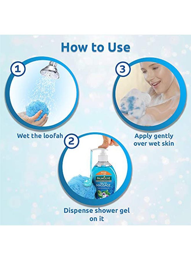 Palmolive - Feel The Massage Gentle Exfoliating Shower Gel Blue 750ml - Image 1