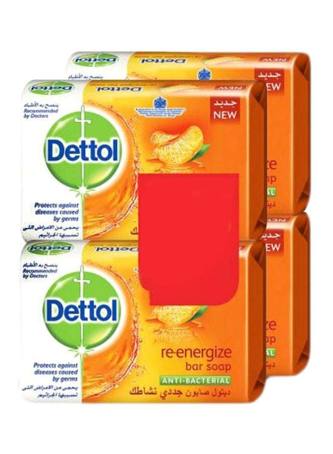 مجموعة قطع صابون مضادة للبكتيريا لتجديد النشاط مكونة من 4 قطع 4x165جرام