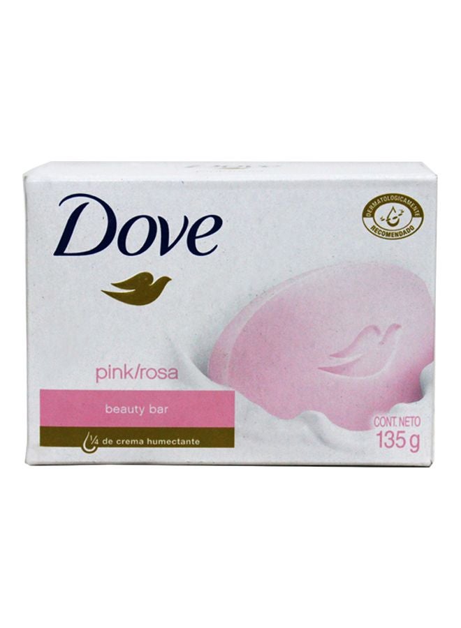 Dove Single Rosa Beauty Soap Pink 135grams - Image 1