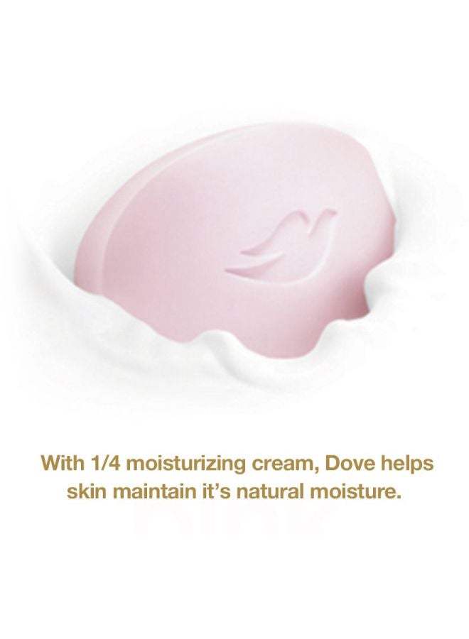 دوف صابون كريم الجمال بخلاصة الورد من 3 قطع وردي 3x135جرام - Image 5