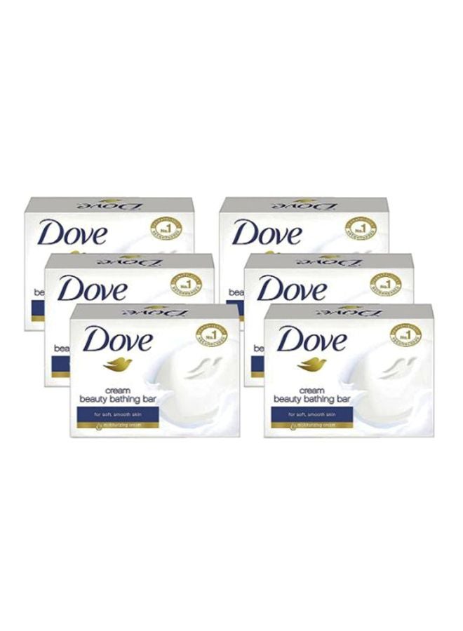 دوف مجموعة من 6 قطع صابون الجمال الكريمي للحمام 6x50جرام - Image 1