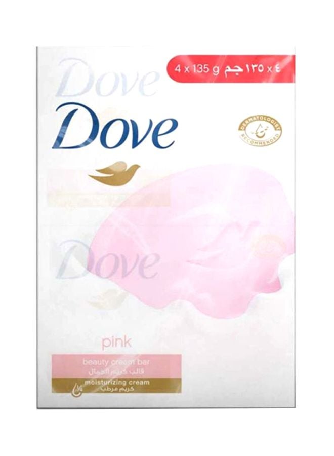 Dove Pack Of 4 Beauty Cream Bar 4x135grams