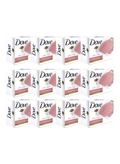 Dove 12-Piece Beauty Cream Pink Rosa Bar Soap Set 12x135grams  - Image 1