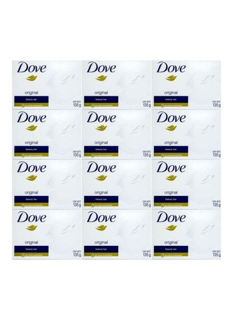 Pack Of 12 Original Beauty Cream Bar 12x135grams
